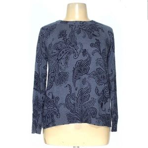 Lucky Brand Paisley Sweater